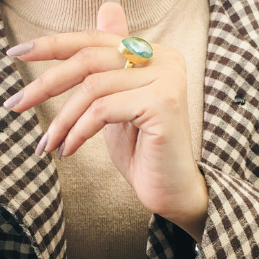 Aqua Drop Ring